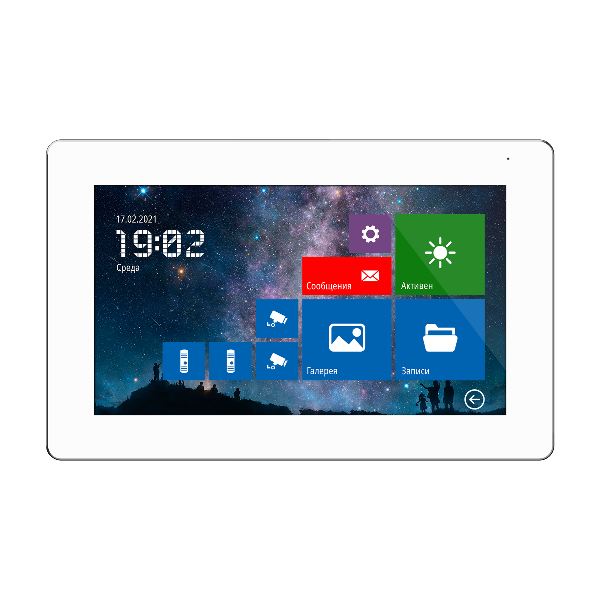 Видеодомофон Novicam FREEDOM 7 FHD, сенсорный IPS дисплей 7", 190х120х20 мм