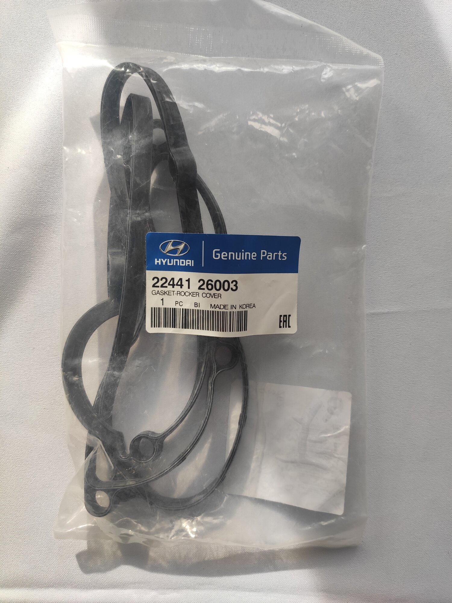 Прокладка клапанной крышки Hyundai/Kia (Оригинал) 2244126003