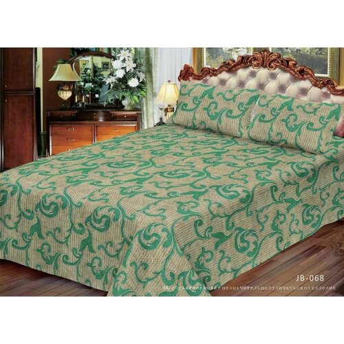 Покрывало Karibs Вензель 2-спальное 180x200 Гобелен