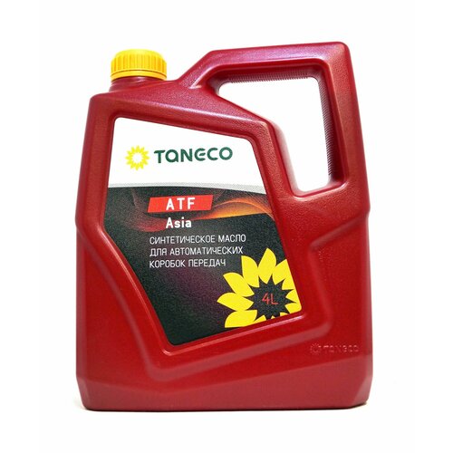 Масло TANECO трансмиссионное ATF Asia (MITSUBISHI ATF SP-II, MITSUBISHI ATF SP-III, HONDA ATF Z-1, Nissan Matic D, Nissan Matic C, Nissan Matic J, Toyota T-II, Toyota T-III, Toyota T-IV, JASO 1A-LV, GM Dexron II, GM Dexron III) 4л