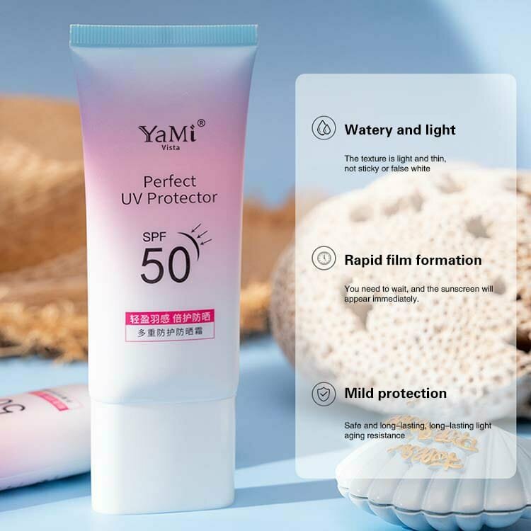 Солнцезащитный крем "ZUAU" с гиалуроновой кислотой и SPF 50