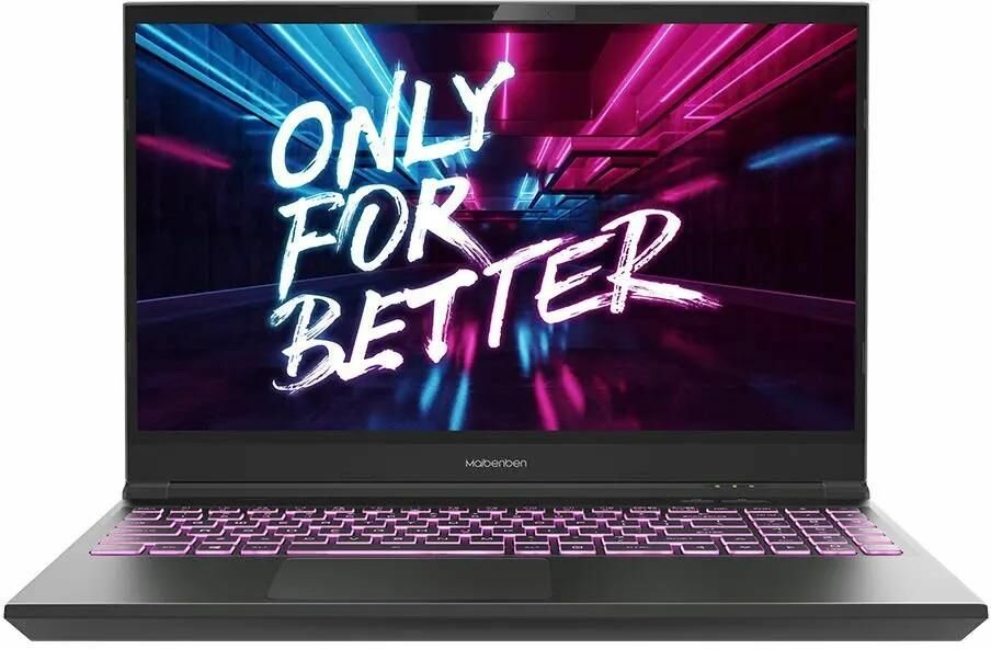 Ноутбук игровой MAIBENBEN X525 X525FSFMLGRE1 15.6" IPS Intel Core i5 12450H 2ГГц 8-ядерный 16ГБ DDR4 512ГБ SSD NVIDIA GeForce RTX 4050 для ноутбуков - 6 ГБ Linux серый