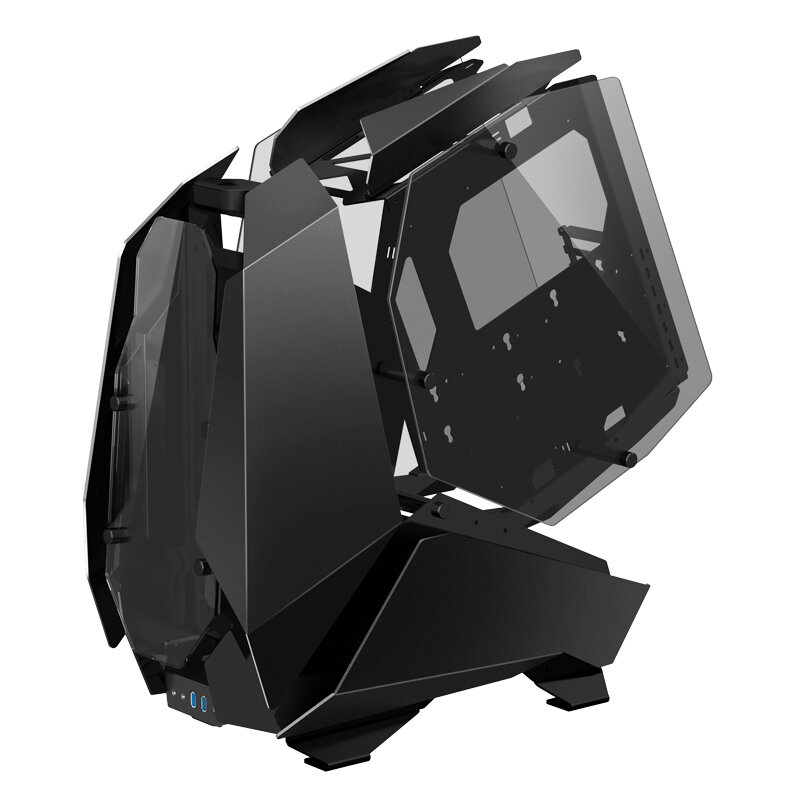 Корпус компьютерный ATX/ JONSBO MOD 5, Black, Mod Gaming ATX case, 2xU3.0+1xType-C, HD-Audio, 2.0 - 3.0mm aluminum all