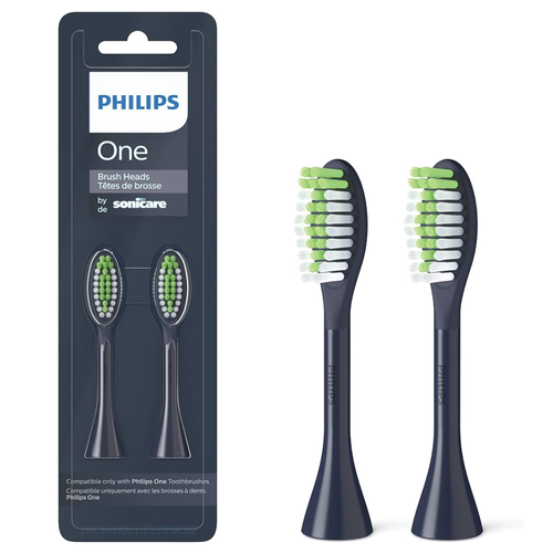 Насадки Philips One BH1022/04 Midnight Blue, 2 шт насадки длины для триммера philips one blade pro 6 шт