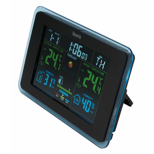 Погодная станция Buro BU-WSH168-COLOR черный 235400₽