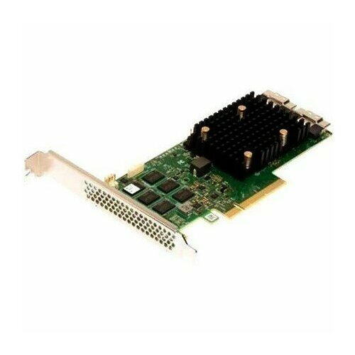 Lsi Контроллер MegaRAID SAS 9500-16i SGL 05-50077-02 PCIe v4 x8 LP, Tri-Mode SAS SATA NVMe 12G HBA, 16port 2 int SFF8654 , 3816 IOC, RTL