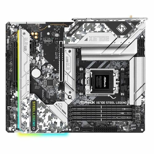 Материнская плата ASROCK X670E STEEL LEGEND, SocketAM5, AMD X670, ATX, Ret