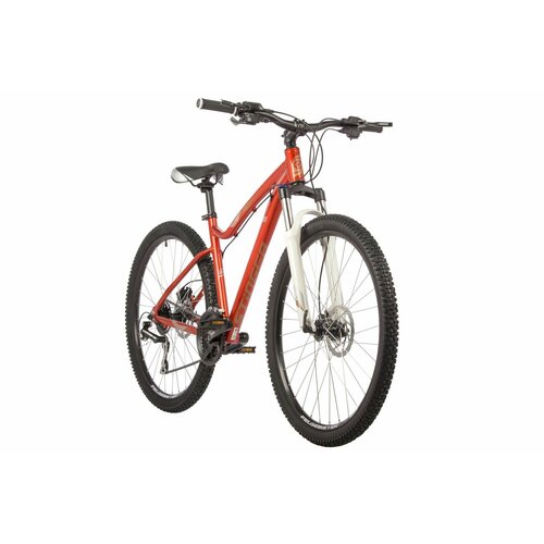 Велосипед STINGER 27.5 VEGA EVO оранжевый, алюминий, размер 17 велосипед stinger 27 5 vega evo фиолетовый алюминий размер 17