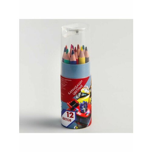 Карандаши цветные с точилкой в тубусе МИ 308₽