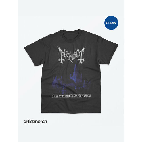 mayhem de mysteriis dom sathanas t shirt l immortal enslaved taake gorgoroth novelty cool tops men short sleeve tshirt 2018 Футболка Artistmerch, размер XL, черный