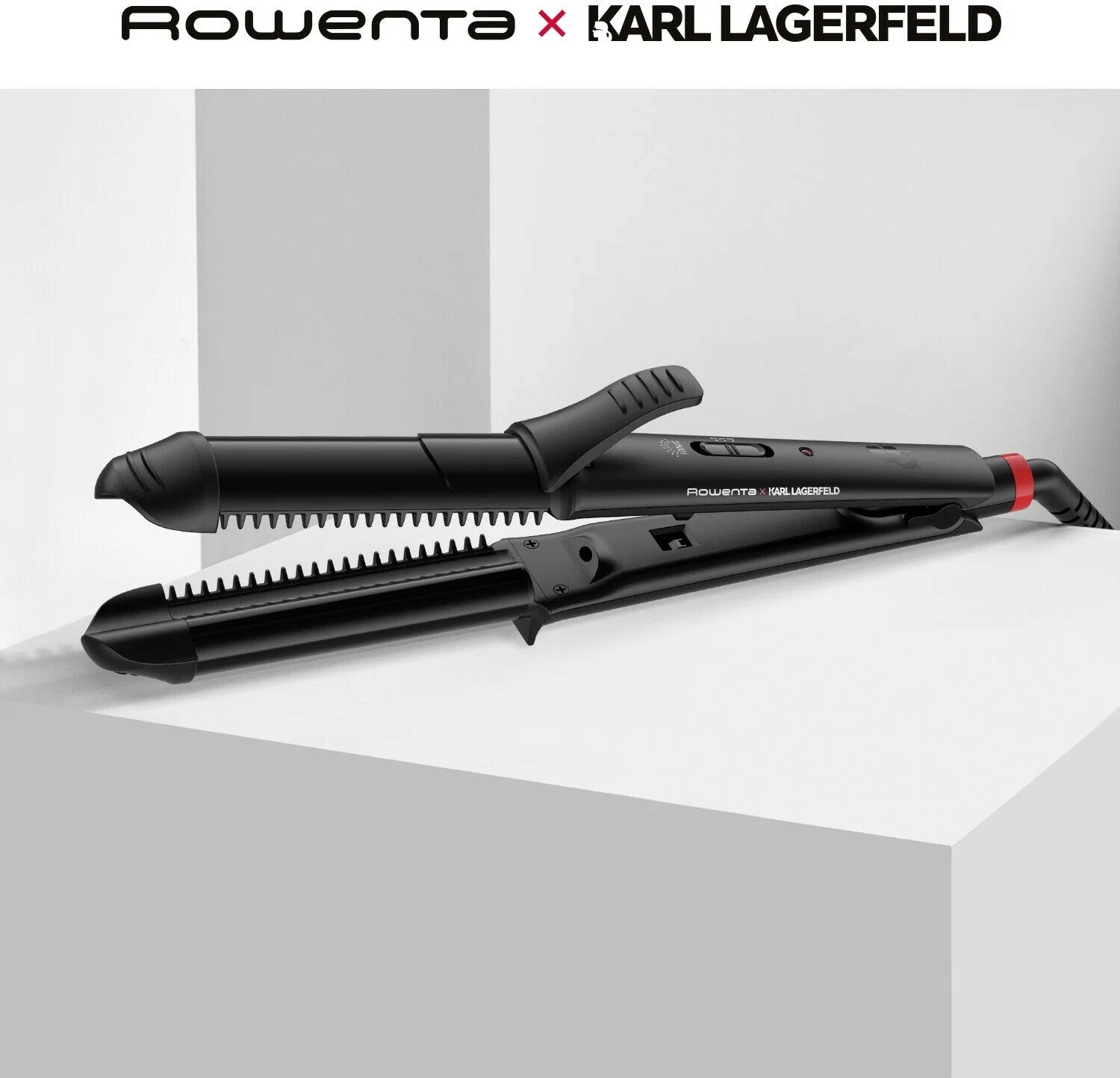 Мультистайлер 3 в 1 Rowenta Karl Lagerfeld CF451LF0, черный