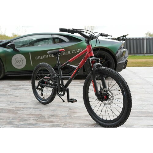 Велосипед Time Try ТT2787s 22 Алюминиевая рама 115 Детский Подростковый Спортивный Для девочек Для мальчиков красный с черным 24900₽