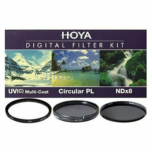 Набор из 3 фильтров Hoya (UV(C) HMC Multi, PL-CIR, NDX8) 62mm