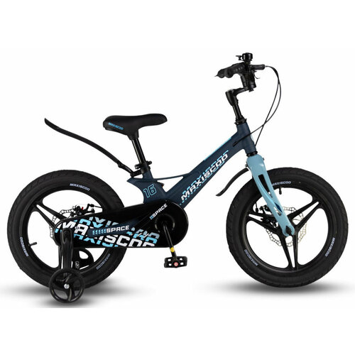 Детский велосипед Maxiscoo Space Deluxe 16 2024 16 Темно-бирюзовый 100-120 см 17900₽