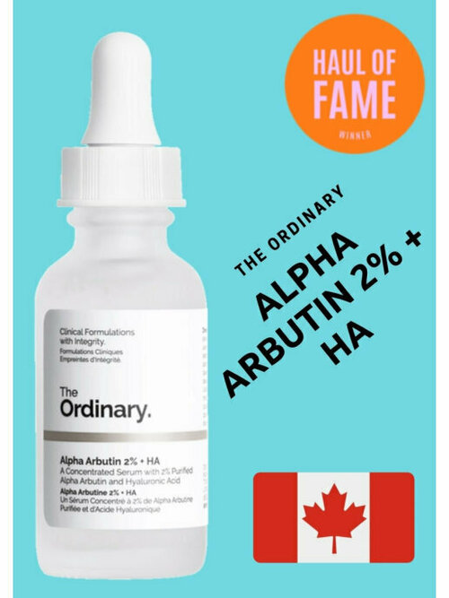 The Ordinary Сыворотка для кожи лица Alpha Arbutin 2% + HA, 30ml