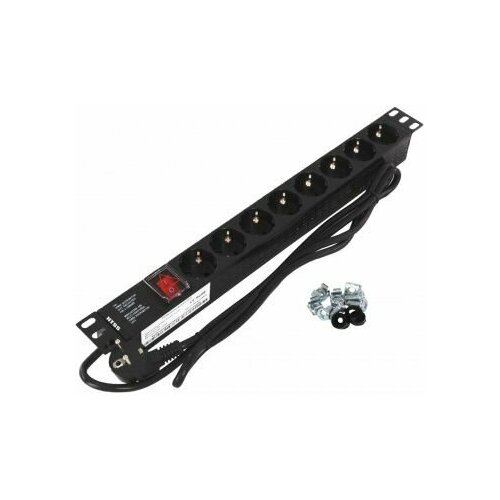 Блок распределения питания NTSS гор размещ 8x базовые 16A Schuko 18м 2258₽