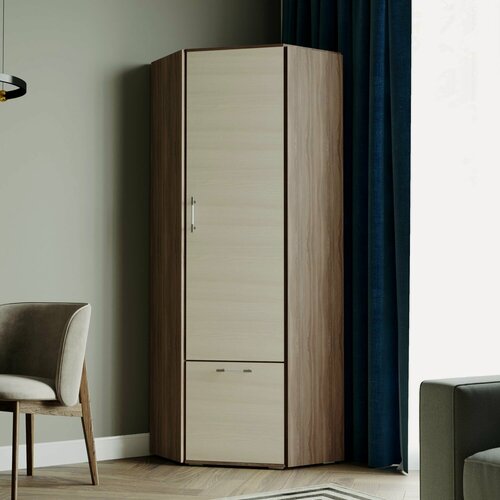 Изображение товара Шкаф угловой ВМ-Мебель "Ника", ЛДСП, распашные дверцы, 70х203х35 см