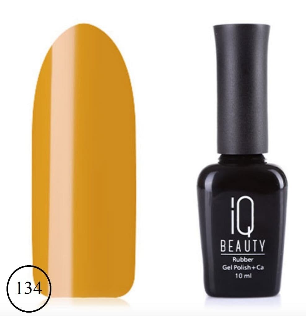 IQ Beauty Гель-лак для ногтей каучуковый №134, On the golden Porch 10мл