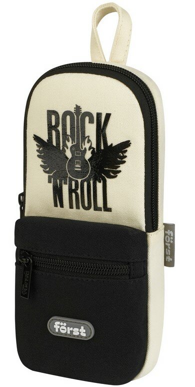 Пенал мягкий FORST Rock `n` roll 210х90х40мм, текстиль, с карманом