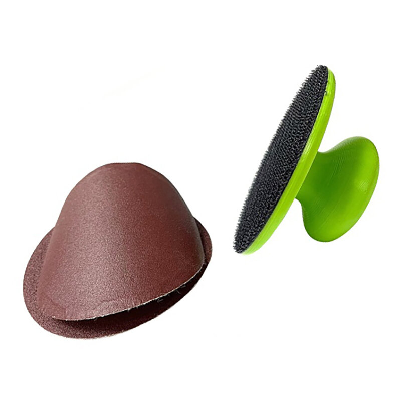 Круглый шкурник на липучке, сменные шлифовальные диски, 75 мм, Россия