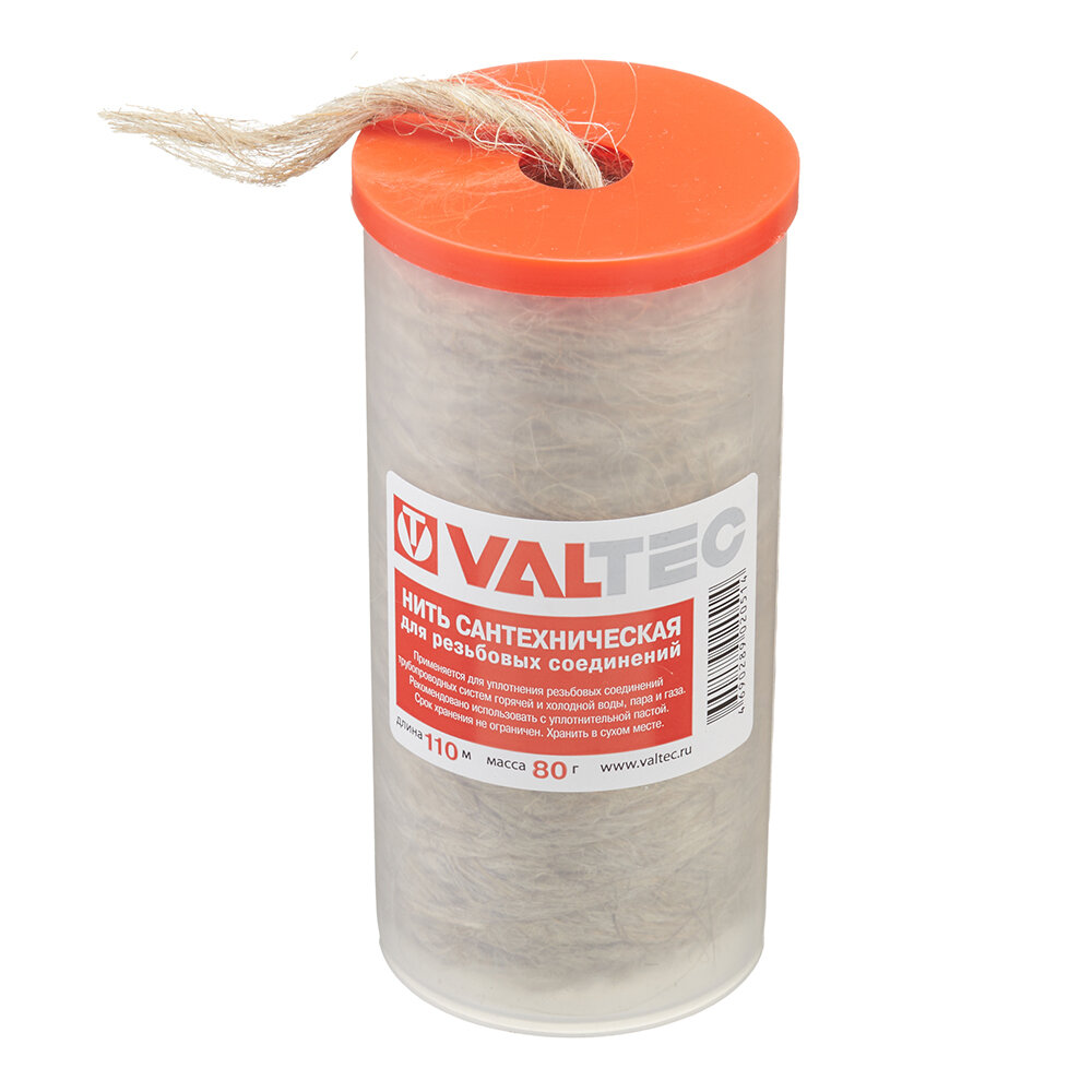 Нить для герметизации резьбы Valtec льняная 110 м VT. FLAX.0.110