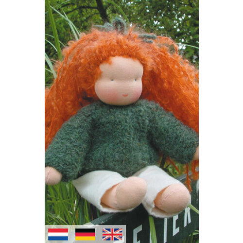 Набор для шитья вальдорфской куклы Лизетта De Witte Engel A43201 трикотаж для вальдфорских кукол de witte engel телесный цвет кожи hautfarben t10303