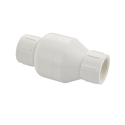 Обратный клапан 1 14 из высокопрочного АБС пластика цвет белый 589₽