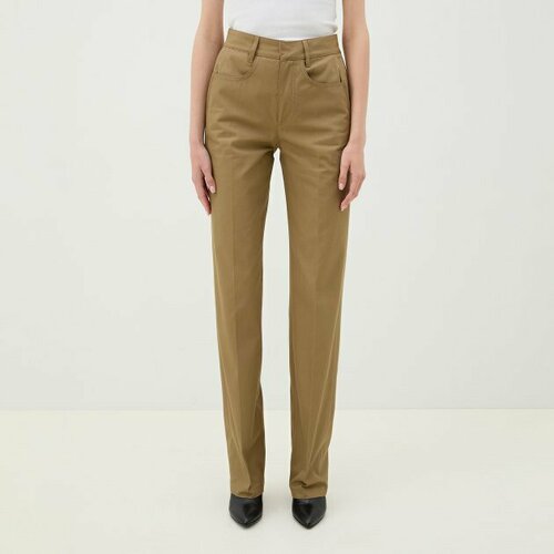 брюки женские pants deha Брюки MM6 Maison Margiela, размер 42, светло-коричневый