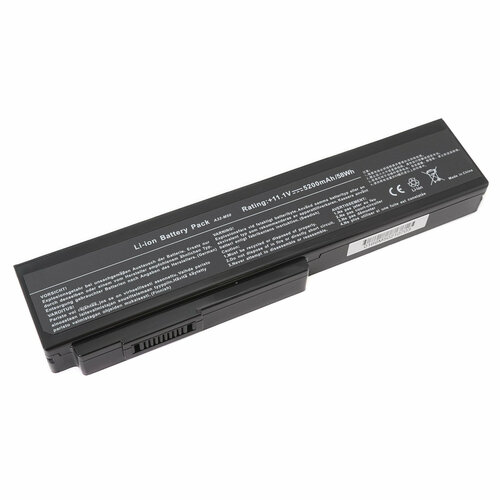 Аккумулятор для ноутбука Asus A32-H36 A32-M50 A32-N61 A32-X64 A33-M50 11,1V 48Wh код mb003008 аккумуляторная батарея ibatt ib b1 a160h 5200mah для ноутбуков asus a32 n61 a32 m50 a32 h36