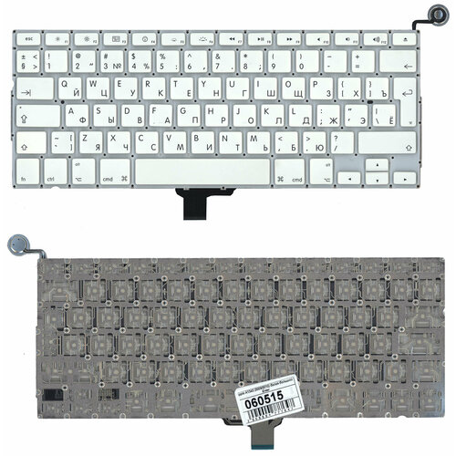 Клавиатура для ноутбука MacBook A1342 2009/2010 белая 13,3 большой Enter клавиатура для apple a1342 ver 2 белая вертикальный enter