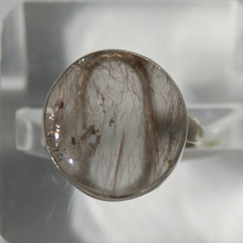 Кольцо True Stones, кварц, размер 17, коричневый кольцо true stones кварц размер 17 5
