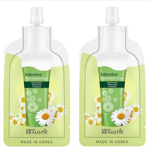 Крем для рук Beausta с экстрактами трав 20 мл 2 шт 524₽