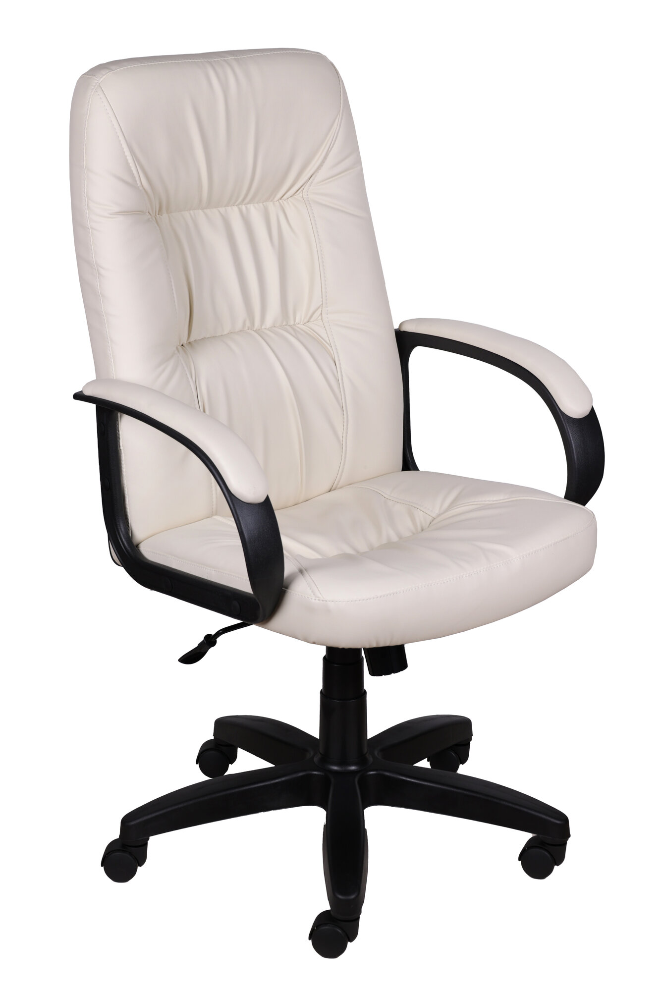 Кресло Office Lab comfort-2132 PLUS (КР43) экокожа кремовая