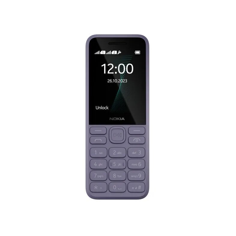 Телефон Nokia 130 (2023), 2 SIM, фиолетовый