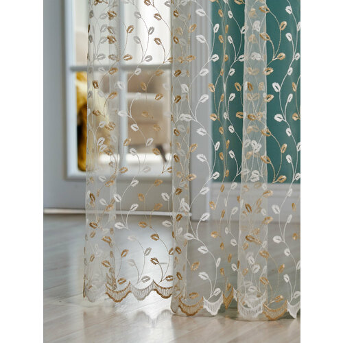 Тюль для гостиной и спальни 