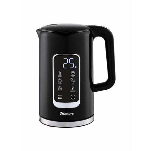 Чайник электрический SA-2179 DBK Premium 17 литра черный с сенсорным дисплеем 401900₽