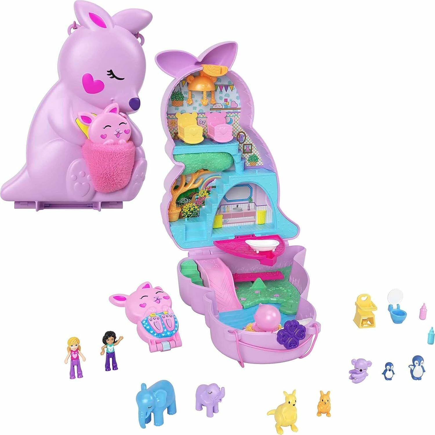 Polly pocket набор Кенгуру