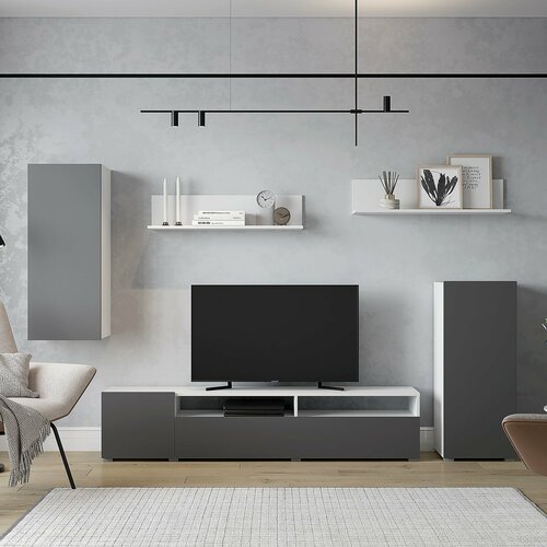 Гостиная Лира БелыйСерый Графит 9850₽