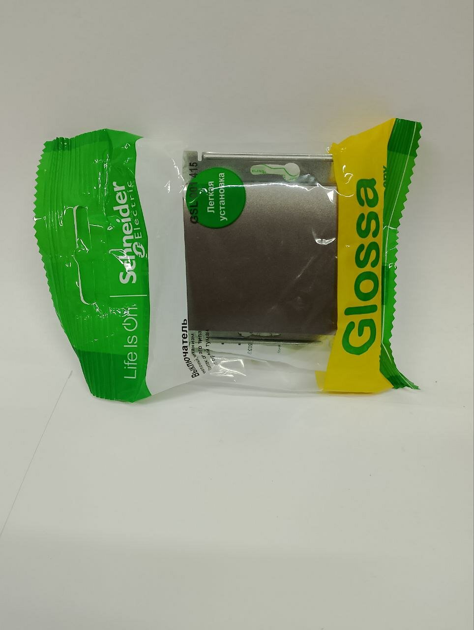 Glossa GSL001415 Кнопка Н.О. (10 А, под рамку, скрытая установка, сиреневый туман) Упаковка (20 шт.) Schneider Electric - фото №7