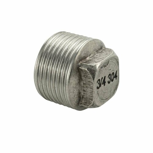 Заглушка в трубу МАК 501 сатин 34 наружняя резьба 235₽