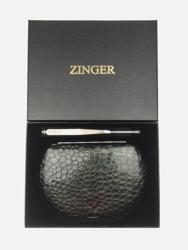 Изображение товара Маникюрный набор MSFЕ-1001-SМ, ZINGER, полукруглой формы, 9 предметов, зеленоватый