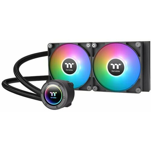 Система жидкостного охлаждения Thermaltake TH240 V2 ARGB Sync Black (CL-W361-PL12SW-A) cl w232 pl12sw a система охлаждения thermaltake water 3 0 120 argb sync edition