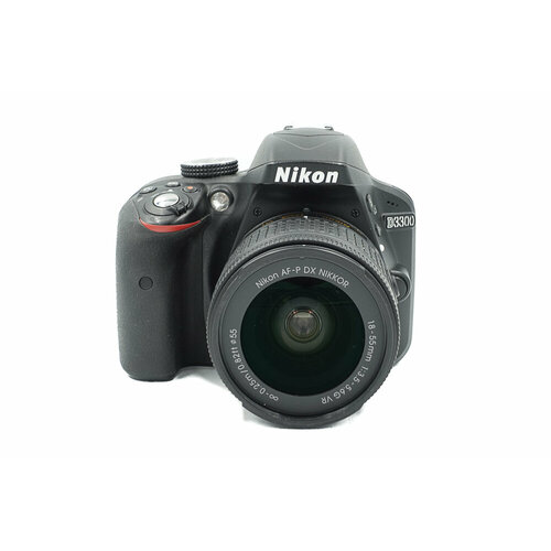 Фотоаппарат Nikon D3300 Kit AF-P DX 18-55mm F/3.5-5.6G, черный