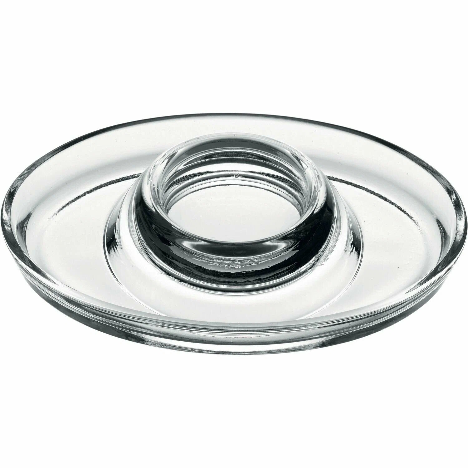 фото Подставка для яйца Pasabahce Бейзик 127х127мм, стекло, прозрачный, 1 шт.