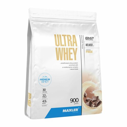 Протеин Maxler Ultra Whey, 900 гр., шоколад