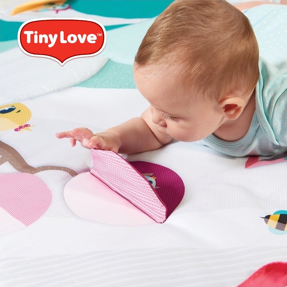 Развивающий детский коврик для ползания новорожденных Tiny Love