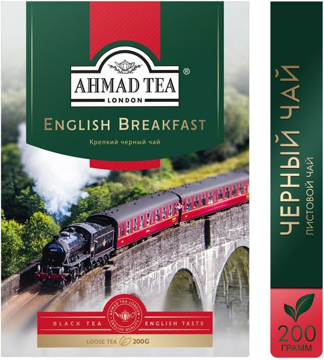 Чай черный Ahmad Tea English Breakfast 100г - фото №17