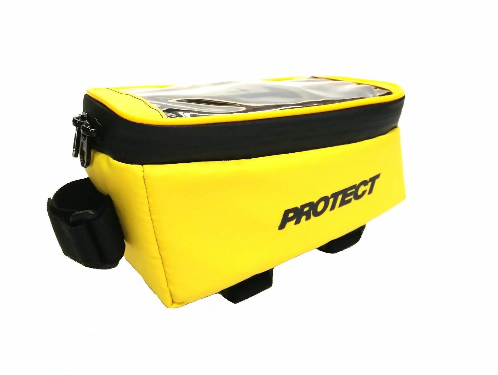 фото Велосумка PROTECT на раму с отделением для смартфона 19х11х10 см, черный