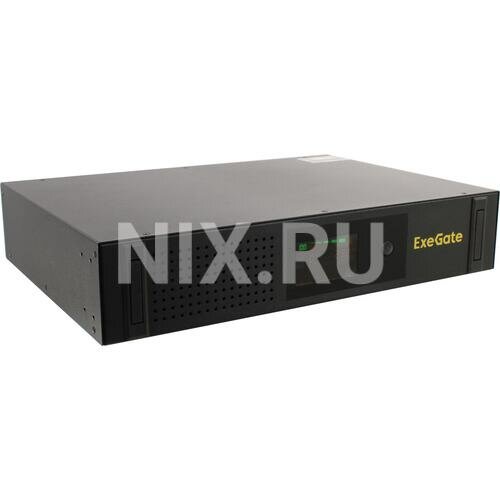 ИБП Exegate ServerRM UNL-1000. LCD. AVR.2SH.3C13. USB.2U