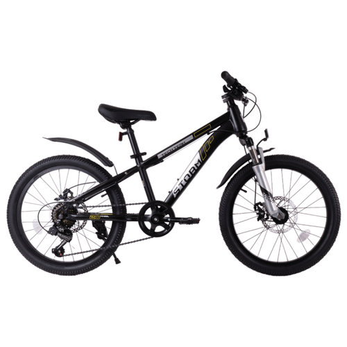 Подростковый горный велосипед TechTeam Storm 20 disc 2024 рама 11 черный NN004316 20530₽